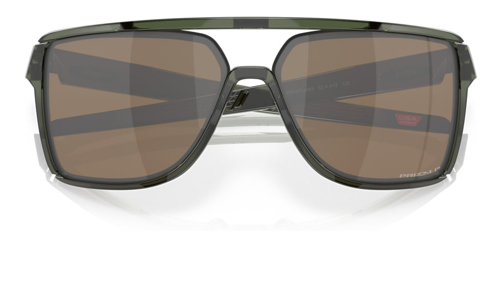 Oakley OO9147 Castel Sunglasses - Mens, Olive Ink Frame, Prizm Tungsten Polarized Lens, 63, OO9147-914704-63