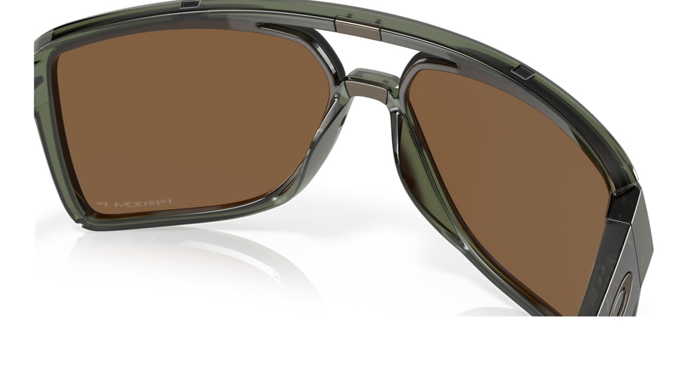 Oakley OO9147 Castel Sunglasses - Mens, Olive Ink Frame, Prizm Tungsten Polarized Lens, 63, OO9147-914704-63