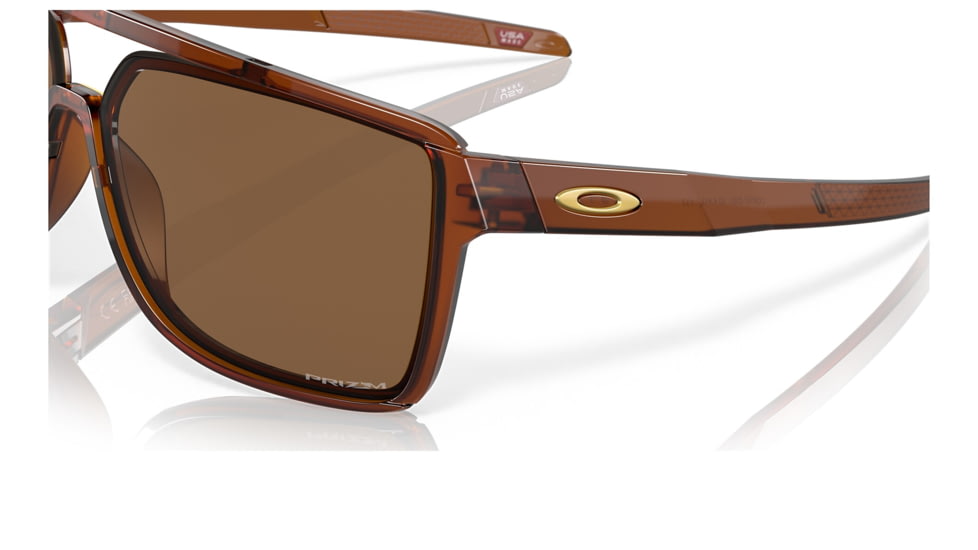 Oakley OO9147 Castel Sunglasses - Mens, Rootbeer Frame, Prizm Bronze Lens, 63, OO9147-914703-63