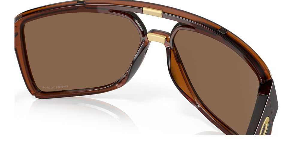 Oakley OO9147 Castel Sunglasses - Mens, Rootbeer Frame, Prizm Bronze Lens, 63, OO9147-914703-63