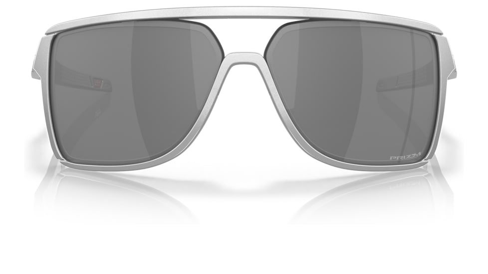 Oakley OO9147 Castel Sunglasses - Mens, X Silver Frame, Prizm Black Lens, 63, OO9147-914707-63