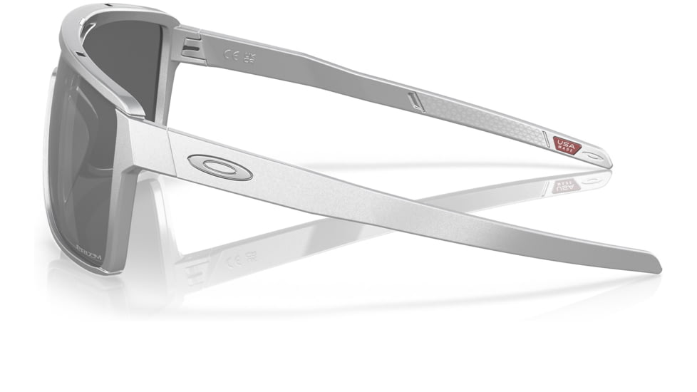 Oakley OO9147 Castel Sunglasses - Mens, X Silver Frame, Prizm Black Lens, 63, OO9147-914707-63