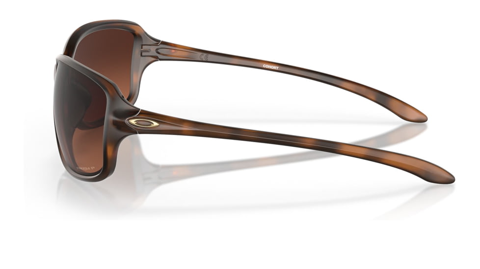 Oakley OO9301 Cohort Sunglasses - Womens, Matte Brown Tortoise Frame, Prizm Brown Gradient Lens, Polarized, 61, OO9301-930112-61