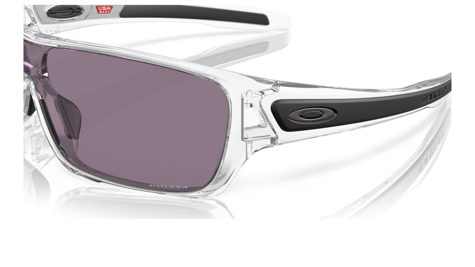 Oakley OO9307 Turbine Rotor Sunglasses - Mens, Polished Clear Frame, Prizm Grey Lens, 32, OO9307-930727-32