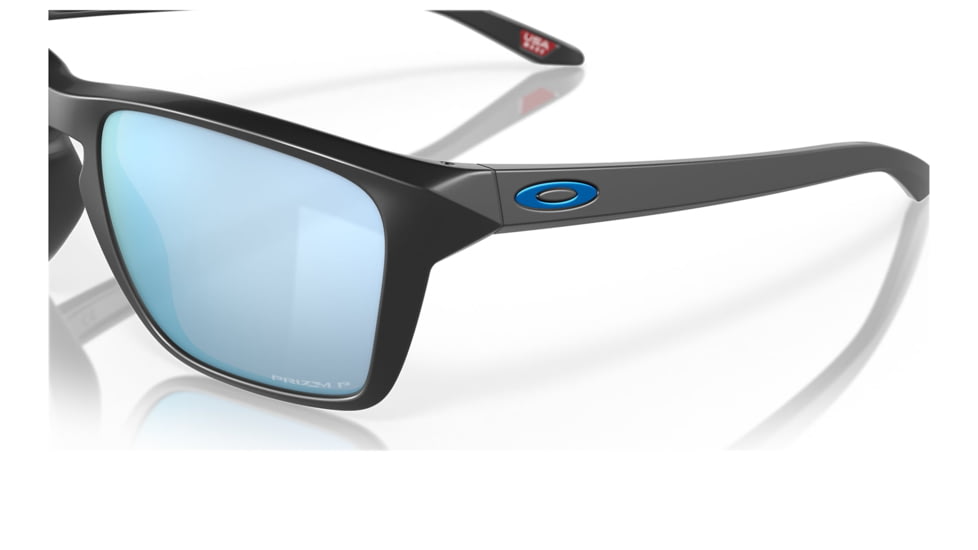 Oakley OO9448 Sylas Sunglasses - Mens, Matte Black Frame, Prizm Deep Water Polarized Lens, 57, OO9448-944817-57