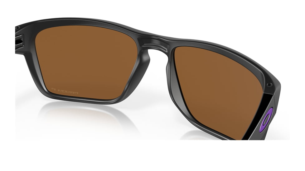 Oakley OO9448 Sylas Sunglasses - Mens, Matte Black Frame, Prizm Violet Polarized Lens, 57, OO9448-944813-57