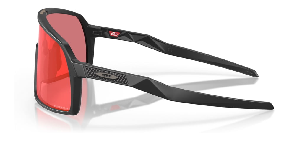 Oakley OO9462 Sutro S Sunglasses, Matte Black Frame, Prizm Trail Torch Lens, 28, OO9462-946203-28