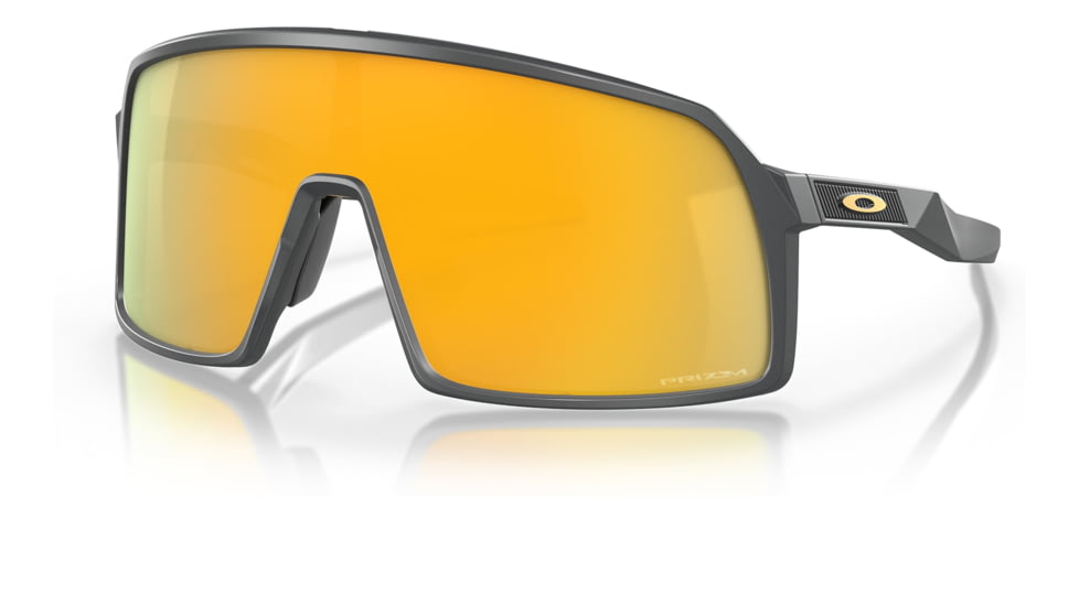 Oakley OO9462 Sutro S Sunglasses, Matte Carbon Frame, Prizm 24K Lens, 28, OO9462-946208-28