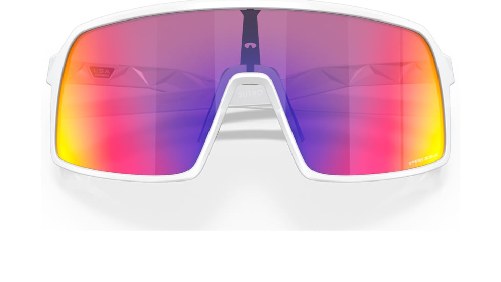 Oakley OO9462 Sutro S Sunglasses, Matte White Frame, Prizm Road Lens, 28, OO9462-946205-28