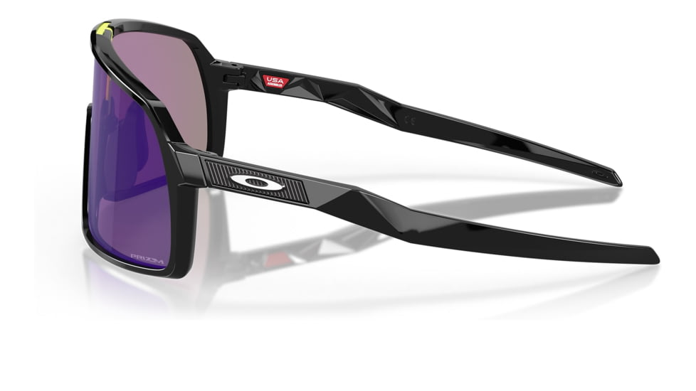 Oakley OO9462 Sutro S Sunglasses, Polished Black Frame, Prizm Jade Lens, 28, OO9462-946206-28
