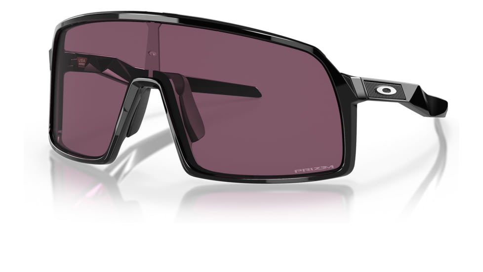 Oakley OO9462 Sutro S Sunglasses, Polished Black Frame, Prizm Road Black Lens, 28, OO9462-946201-28