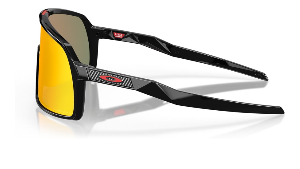Oakley OO9462 Sutro S Sunglasses, Polished Black Frame, Prizm Ruby Lens, 28, OO9462-946209-28