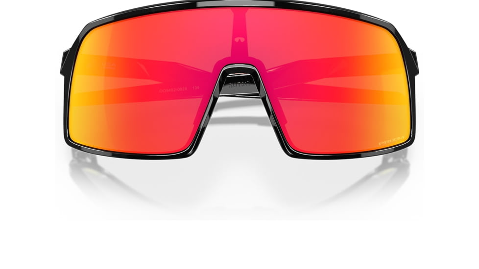 Oakley OO9462 Sutro S Sunglasses, Polished Black Frame, Prizm Ruby Lens, 28, OO9462-946209-28