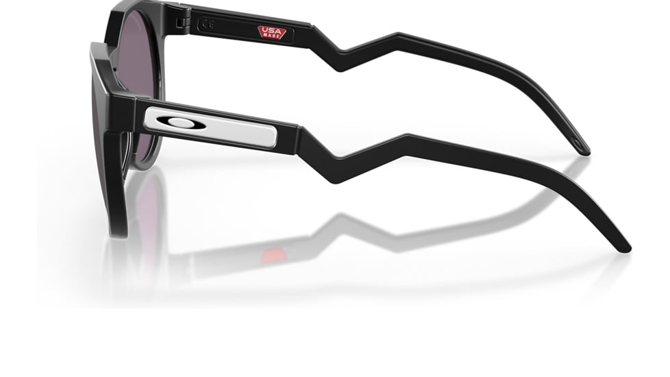 Oakley OO9464A HSTN A Sunglasses - Mens, Matte Black Frame, Prizm Grey Lens, Asian Fit, 52, OO9464A-946401-52