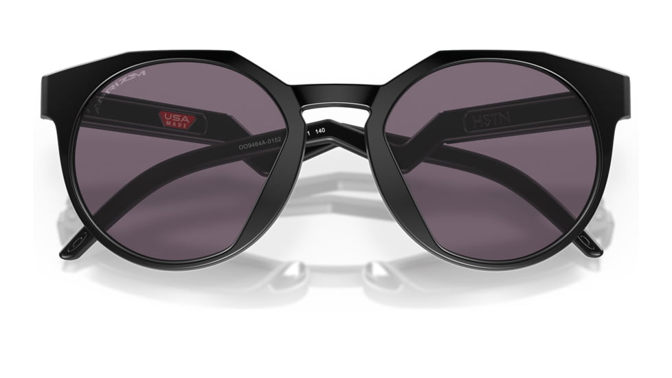 Oakley OO9464A HSTN A Sunglasses - Mens, Matte Black Frame, Prizm Grey Lens, Asian Fit, 52, OO9464A-946401-52
