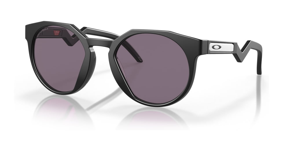 Oakley OO9464A HSTN A Sunglasses - Mens, Matte Black Frame, Prizm Grey Lens, Asian Fit, 52, OO9464A-946401-52