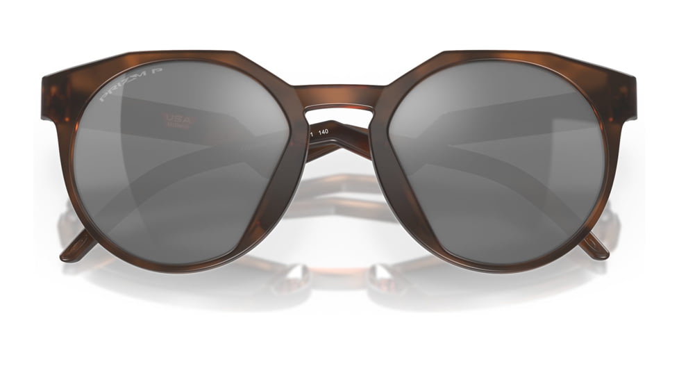 Oakley OO9464A HSTN A Sunglasses - Mens, Matte Brown Tortoise Frame, Prizm Black Polarized Lens, Asian Fit, 52, OO9464A-946405-52