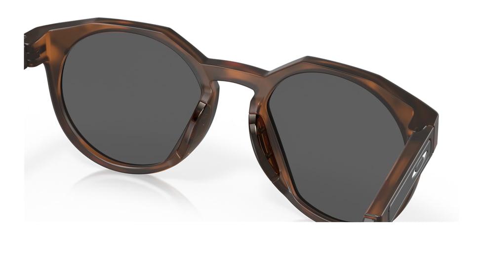 Oakley OO9464A HSTN A Sunglasses - Mens, Matte Brown Tortoise Frame, Prizm Black Polarized Lens, Asian Fit, 52, OO9464A-946405-52