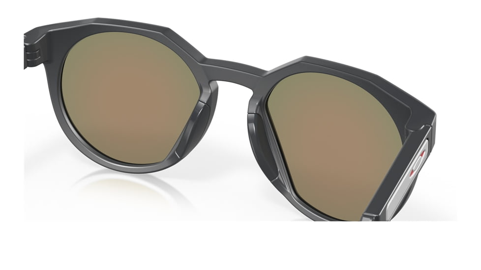 Oakley OO9464A HSTN A Sunglasses - Mens, Matte Carbon Frame, Prizm Ruby Lens, Asian Fit, 52, OO9464A-946403-52