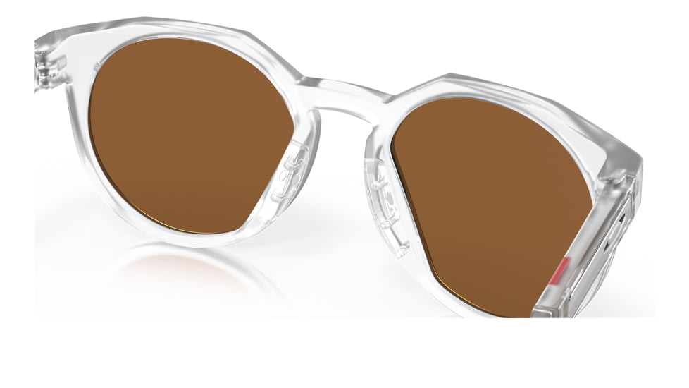 Oakley OO9464A HSTN A Sunglasses - Mens, Matte Clear Frame, Prizm Violet Lens, Asian Fit, 52, OO9464A-946402-52