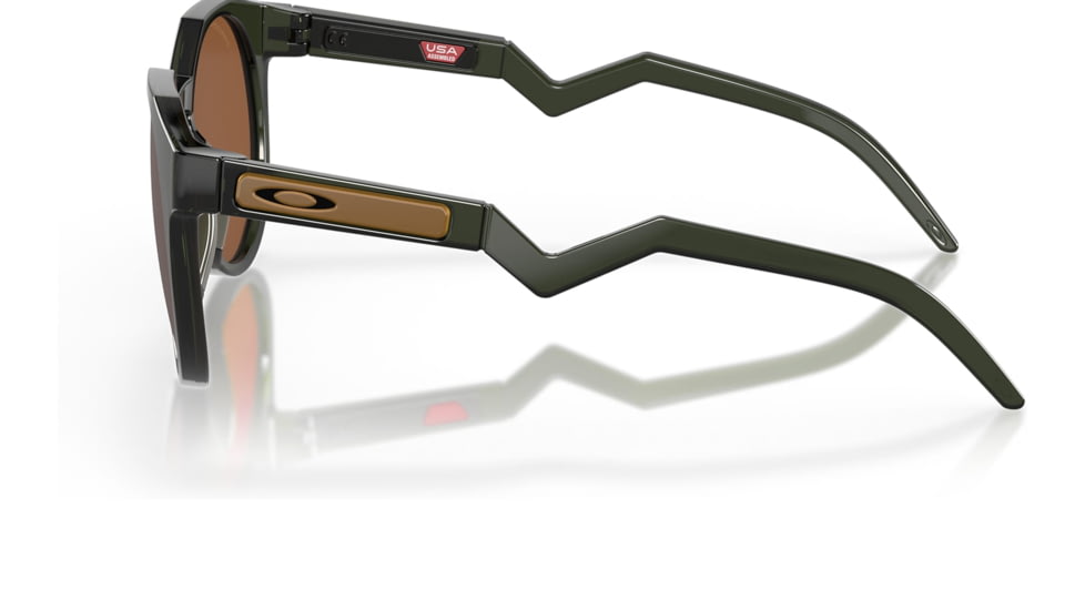 Oakley OO9464A HSTN A Sunglasses - Mens, Olive Ink Frame, Prizm Tungsten Polarized Lens, Asian Fit, 52, OO9464A-946404-52