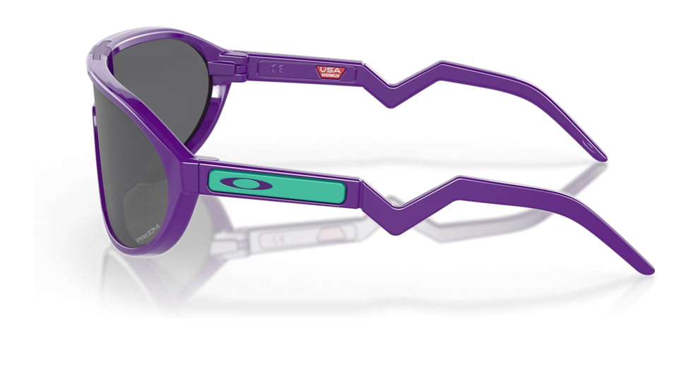 Oakley OO9467A CMDN A Sunglasses - Mens, Electric Purple Frame, Prizm Black Lens, Asian Fit, 33, OO9467A-946704-33