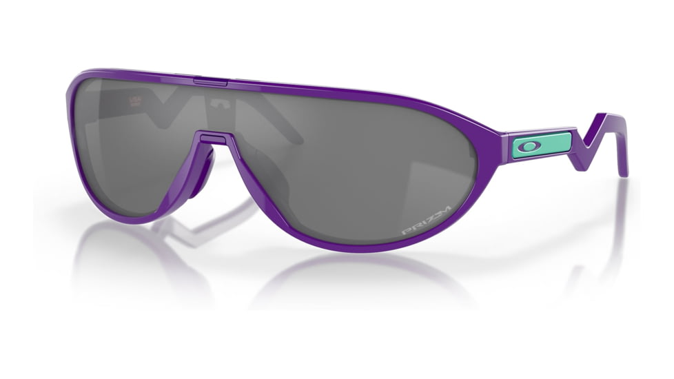 Oakley OO9467A CMDN A Sunglasses - Mens, Electric Purple Frame, Prizm Black Lens, Asian Fit, 33, OO9467A-946704-33