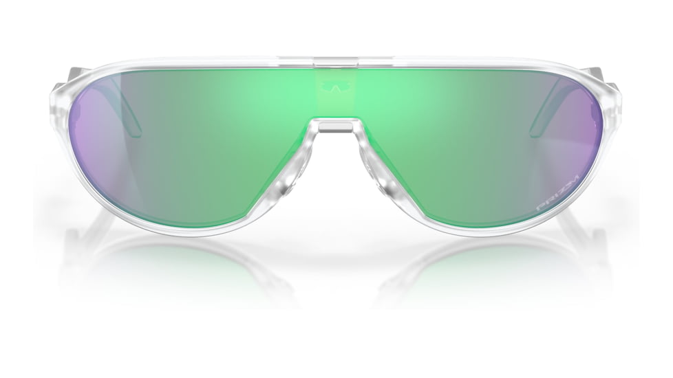 Oakley OO9467A CMDN A Sunglasses - Men's, Matte Clear Frame, Prizm Road Jade Lens, Asian Fit, 33, OO9467A-946703-33