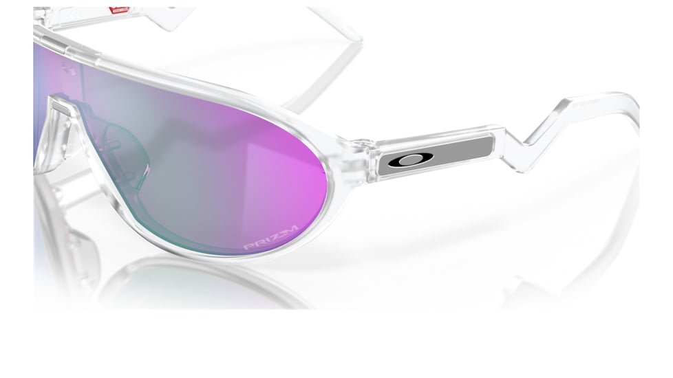 Oakley OO9467A CMDN A Sunglasses - Mens, Matte Clear Frame, Prizm Road Jade Lens, Asian Fit, 33, OO9467A-946703-33