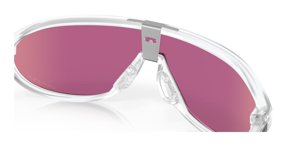 Oakley OO9467A CMDN A Sunglasses - Mens, Matte Clear Frame, Prizm Road Jade Lens, Asian Fit, 33, OO9467A-946703-33