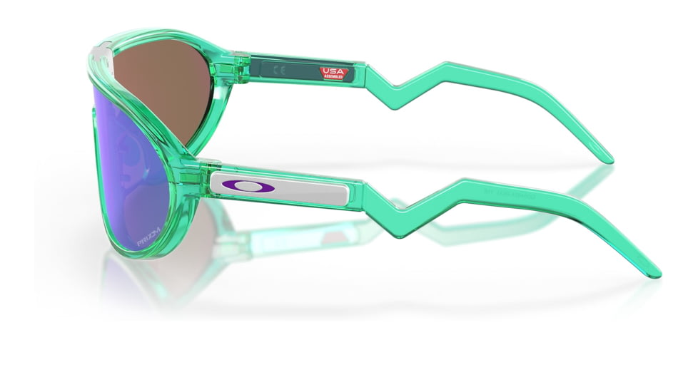 Oakley OO9467A CMDN A Sunglasses - Mens, Translucent Celeste Frame, Prizm Violet Lens, Asian Fit, 33, OO9467A-946705-33