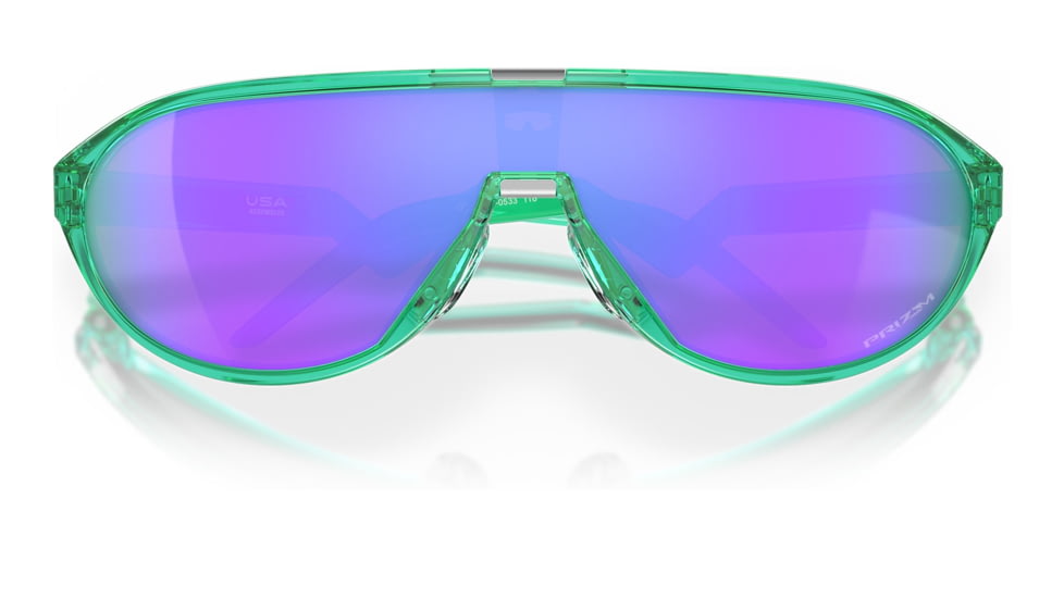 Oakley OO9467A CMDN A Sunglasses - Men's, Translucent Celeste Frame, Prizm Violet Lens, Asian Fit, 33, OO9467A-946705-33
