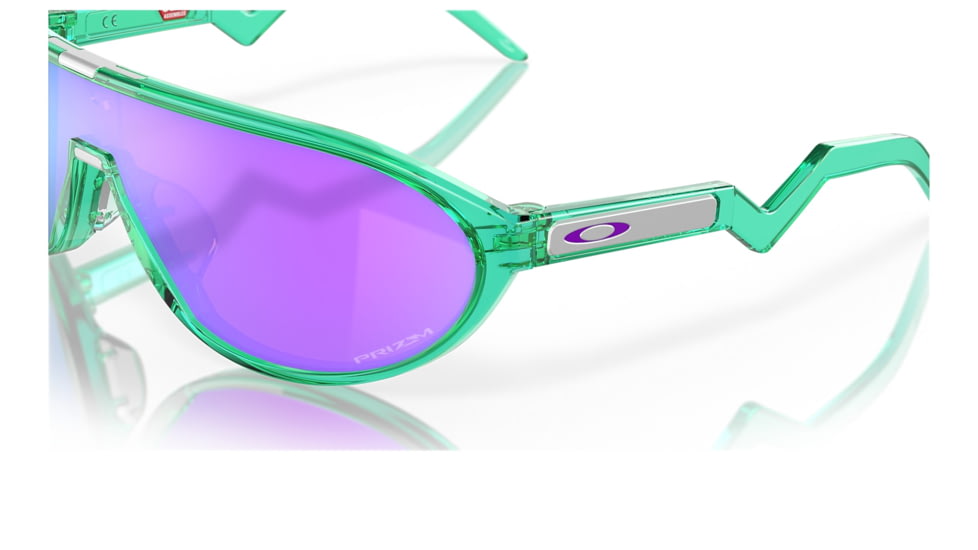 Oakley OO9467A CMDN A Sunglasses - Mens, Translucent Celeste Frame, Prizm Violet Lens, Asian Fit, 33, OO9467A-946705-33