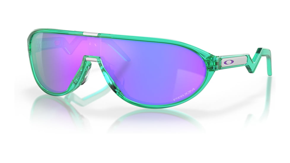 Oakley OO9467A CMDN A Sunglasses - Mens, Translucent Celeste Frame, Prizm Violet Lens, Asian Fit, 33, OO9467A-946705-33