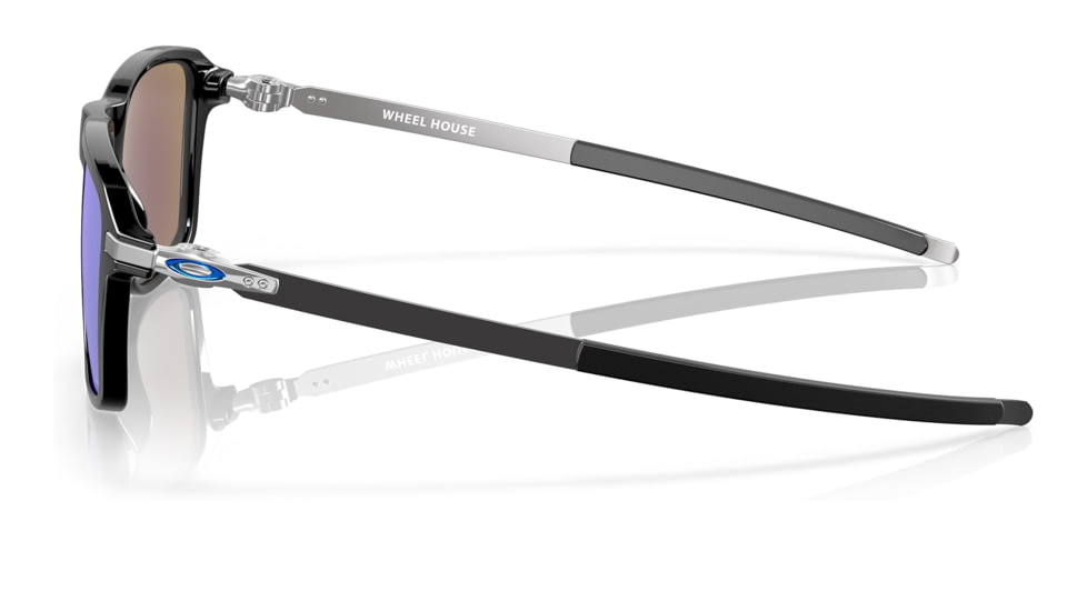 Oakley OO9469 Wheel House Sunglasses - Mens, Polished Black Frame, Prizm Sapphire Polarized Lens, 54, OO9469-946907-54