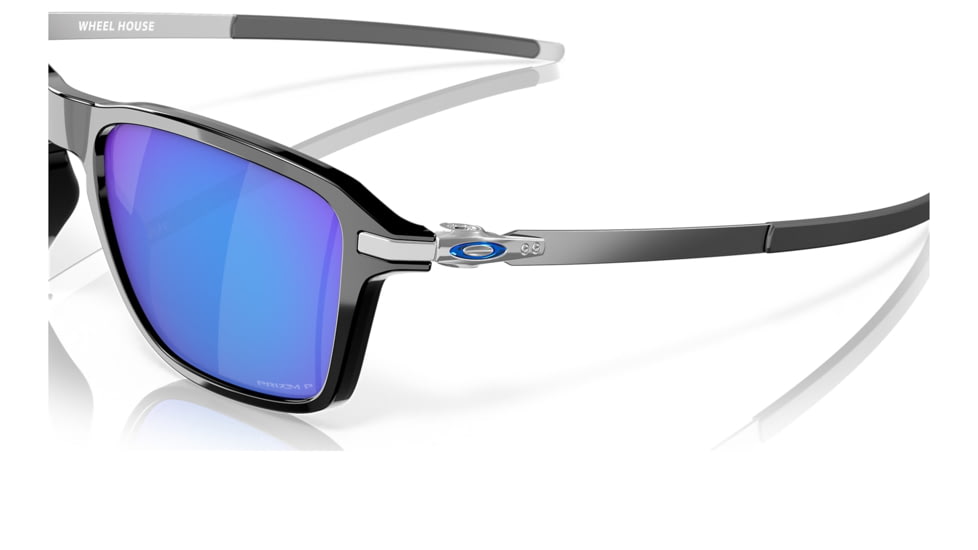 Oakley OO9469 Wheel House Sunglasses - Mens, Polished Black Frame, Prizm Sapphire Polarized Lens, 54, OO9469-946907-54