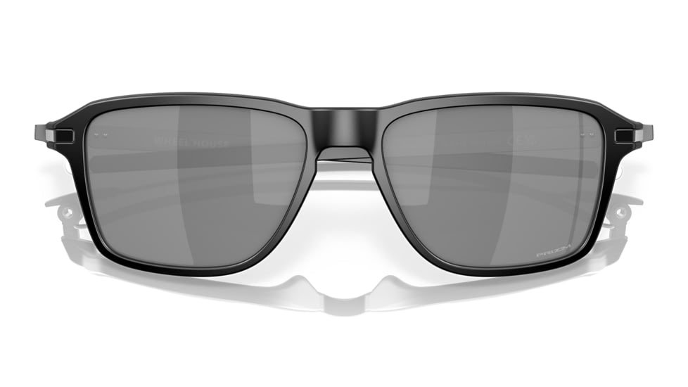 Oakley OO9469 Wheel House Sunglasses - Mens, Satin Black Frame w/White Logo, Prizm Black Lens, 54, OO9469-946906-54
