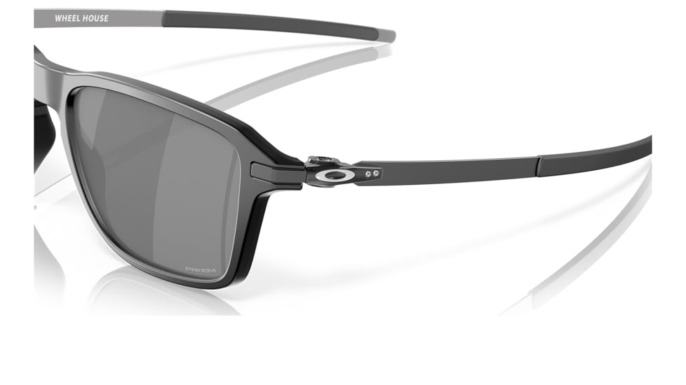 Oakley OO9469 Wheel House Sunglasses - Mens, Satin Black Frame w/White Logo, Prizm Black Lens, 54, OO9469-946906-54
