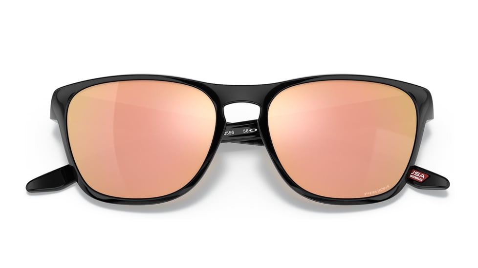Oakley OO9479 Manorburn Sunglasses - Men's, Polished Black Frame, Prizm Rose Gold Lens, 56, OO9479-947905-56
