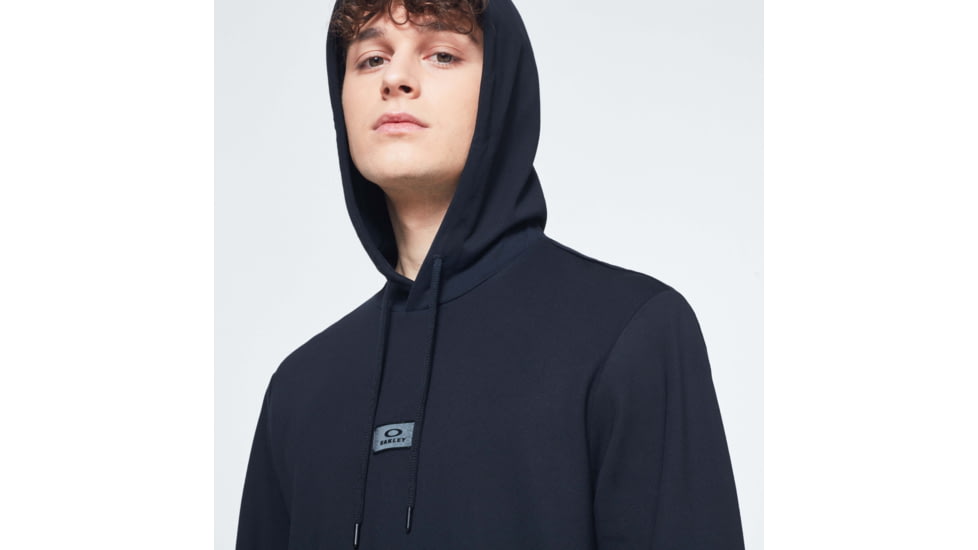 Oakley Patch Fleece Hoodie - Mens, Blackout, Extra Small, FOA400016-02E-XS