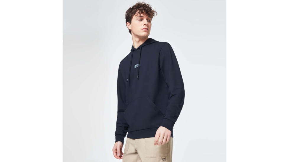 Oakley Patch Fleece Hoodie - Mens, Blackout, Extra Small, FOA400016-02E-XS