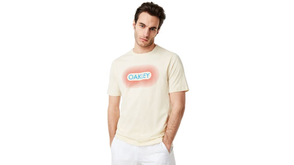 Oakley Retro Station Tee - Mens, Ivory Rope, Large, 457550-3IR-L