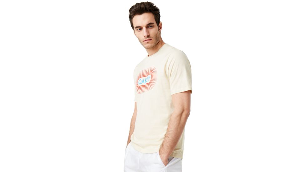Oakley Retro Station Tee - Mens, Ivory Rope, Large, 457550-3IR-L