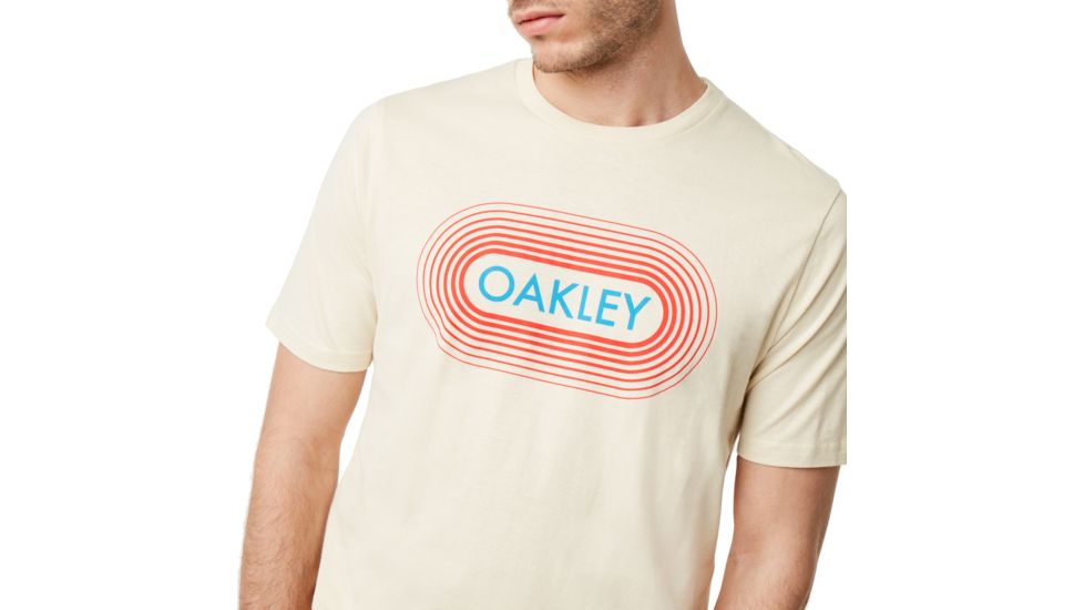 Oakley Retro Station Tee - Mens, Ivory Rope, Large, 457550-3IR-L