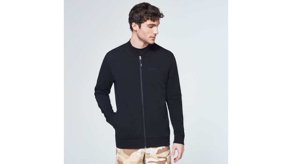 Oakley Reverse Full Zip Bomber Jacket - Mens, Blackout, 2XL, FOA400451-02E-XXL
