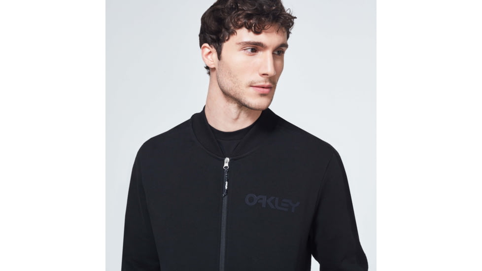 Oakley Reverse Full Zip Bomber Jacket - Mens, Blackout, 2XL, FOA400451-02E-XXL