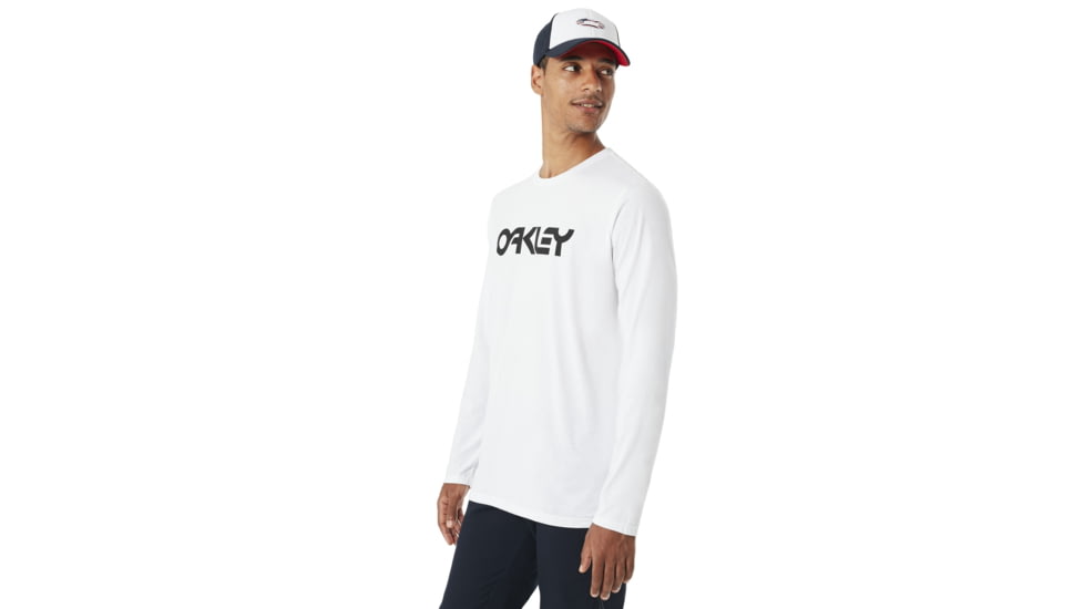 Oakley SI 100C-Mark Ii Long Sleeve Tee - Mens, White, 2XL, 456748A-100-XXL
