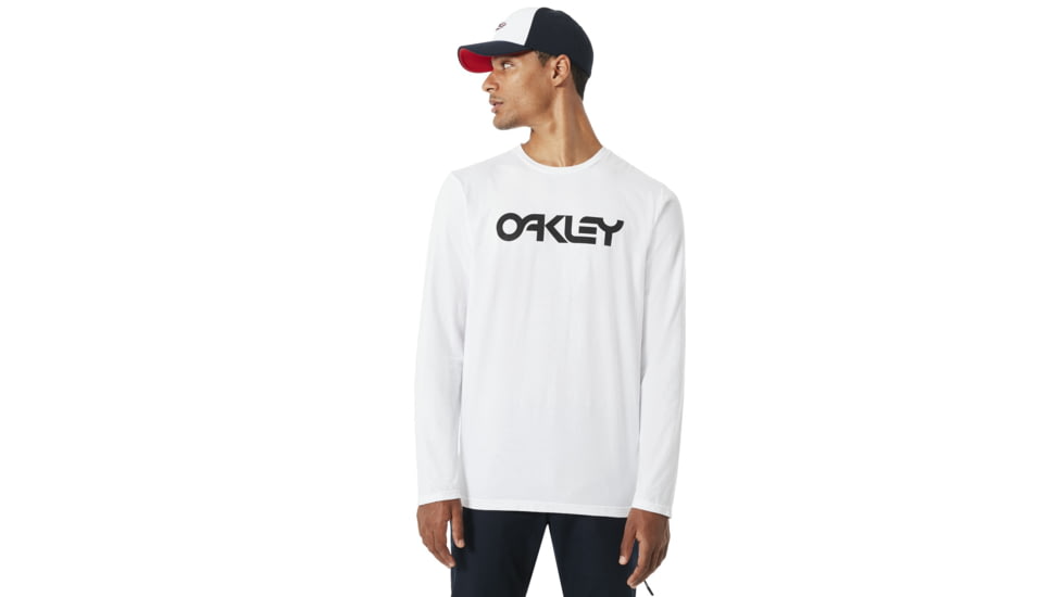 Oakley SI 100C-Mark Ii Long Sleeve Tee - Mens, White, 2XL, 456748A-100-XXL