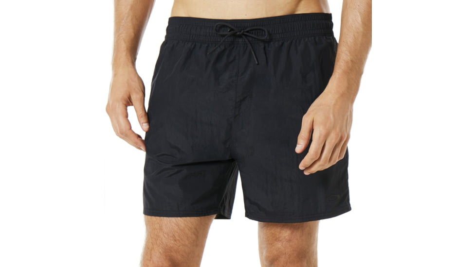 Oakley 16 Inches Solid Boardshort - Mens, Blackout, Small, 482403-02E-S