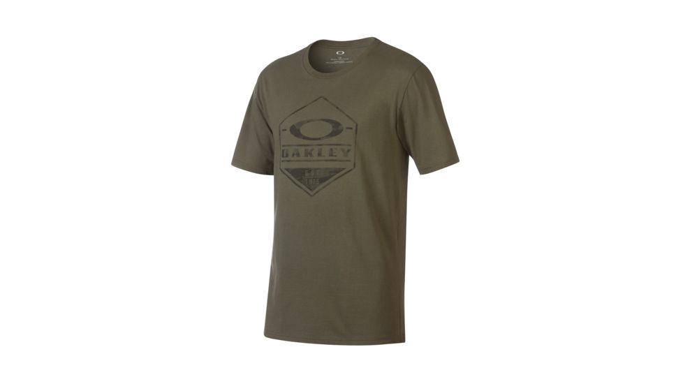 Oakley 50-Oakley Camo Hex Tee - Mens, Dark Brush, Extra Large, 456395-86V-XL